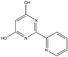 2-(PYRIDIN-2-YL)PYRIMIDINE-4,6-DIOL 구조식 이미지