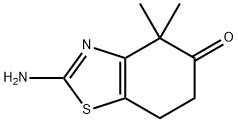 2-aMino-4,4-diMethyl-4,5,6,7-tetrahydro-1,3-benzothiazol-5-one Structure