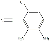 3-Cyano-4-Chloro-1,2-benzenediaMine 구조식 이미지