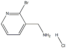 (2-broMopyridin-3-yl)MethanaMine hydrochloride 구조식 이미지