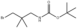 tert-butyl (3-broMo-2,2-diMethylpropyl)carbaMate Structure