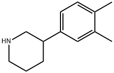 3-(3,4-diMethylphenyl)piperidine Structure