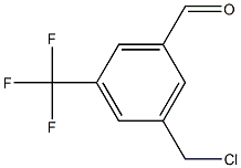 3-(chloroMethyl)-5-(trifluoroMethyl)benzaldehyde Structure
