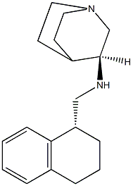 (S)-N-(((R)-1,2,3,4-tetrahydronaphthalen-1-yl)Methyl)quinuclidin-3-aMine Structure