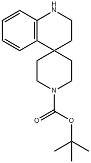 tert-butyl 2',3'-dihydro-1'H-spiro[piperidine-4,4'-quinoline]-1-carboxylate Structure