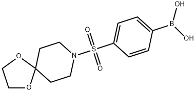 4-(1,4-dioxa-8-azaspiro[4.5]decan-8-ylsulfonyl)phenylboronic acid Structure