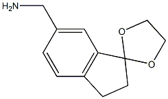 (2',3'-dihydrospiro[[1,3]dioxolane-2,1'-inden]-6'-yl)MethanaMine Structure