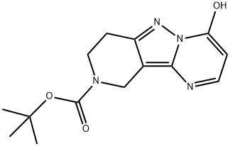 tert-Butyl 4-hydroxy-7,8-dihydropyrido[4',3':3,4]pyrazolo[1,5-a]pyriMidine-9(10H)-carboxylate Structure