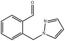 2-(1H-Pyrazol-1-ylMethyl)benzaldehyde 구조식 이미지