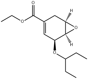 (1R,5S,6R)-Ethyl 5-(Pentan-3-yloxy)-7-oxabicyclo[4.1.0]hept-3-ene-3-carboxylate Structure