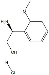 (2S)-2-AMINO-2-(2-METHOXYPHENYL)ETHAN-1-OL HCl 구조식 이미지