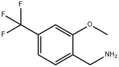 2-METHOXY-4-(TRIFLUOROMETHYL)BENZYLAMINE 구조식 이미지