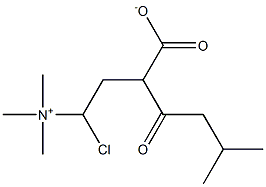 ISOVALERYL-L-CARNITINE CHLORIDE 구조식 이미지