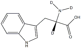 Tryptophan-d3 Structure