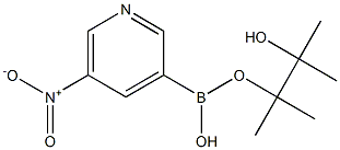 5-Nitropyridin-3-boronic acid pinacol ester 구조식 이미지