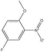 2-nitro-4-fluoroanisole Structure