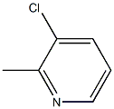 2-Methyl-3-chloropyridine 구조식 이미지