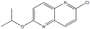 6-chloro-2-isopropoxy-1,5-naphthyridine 구조식 이미지