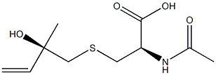 (R,S)-N-Acetyl-S-(2-hydroxy-2-Methyl-3-buten-1-yl)-L-cysteine 구조식 이미지