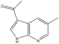 3-Acetyl-5-Methyl-7-azaindole 구조식 이미지