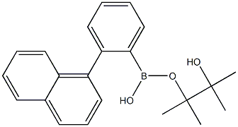 2-(1-Naphthyl)phenylboronic acid pinacol ester 구조식 이미지