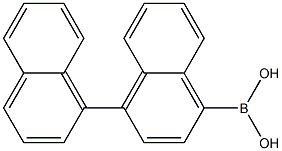 4-(1-Naphthyl)-1-Naphthylboronic acid 구조식 이미지