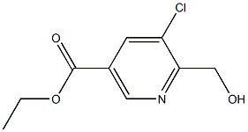 ethyl 5-chloro-6-(hydroxyMethyl)nicotinate Structure