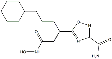 (S)-5-(6-cyclohexyl-1-(hydroxyaMiNA)-1-oxohexan-3-yl)-1,2,4-oxadiazole-3-carboxaMide 구조식 이미지