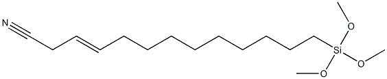 12-CYANODODEC-10-ENYLTRIMETHOXYSILANE, tech-95 Structure