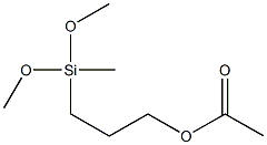 3-ACETOXYPROPYLMETHYLDIMETHOXYSILANE 구조식 이미지