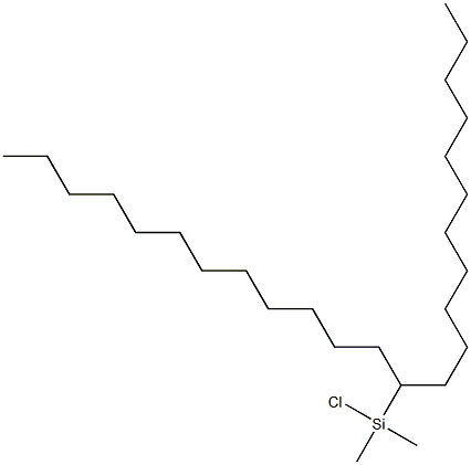 11-(CHLORODIMETHYLSILYL)METHYLTRICOSANE, tech-95 구조식 이미지