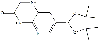 7-(4,4,5,5-TetraMethyl-1,3,2-dioxaborolan-2-yl)-1,2-dihydropyrido[2,3-b]pyrazin-3(4H)-one 구조식 이미지