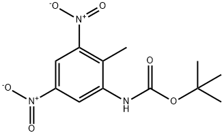 tert-Butyl (2-Methyl-3,5-dinitrophenyl)carbaMate Structure