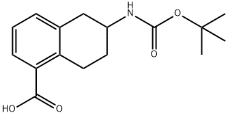 potassiuM 6-(tert-butoxycarbonylaMino)-5,6,7,8-tetrahydronaphthalene-1-carboxylate 구조식 이미지