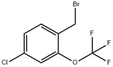 4-Chloro-2-(trifluoroMethoxy)benzyl broMide, 97% 구조식 이미지