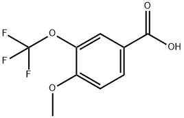 4-Methoxy-3-(trifluoroMethoxy)benzoic acid, 97% Structure