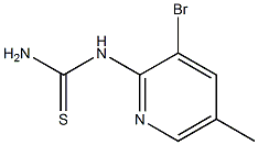N-(3-BroMo-5-Methyl-2-pyridyl)thiourea, 98+% 구조식 이미지