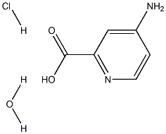 4-AMinopyridine-2-carboxylic Acid Hydrochloride Hydrate 구조식 이미지