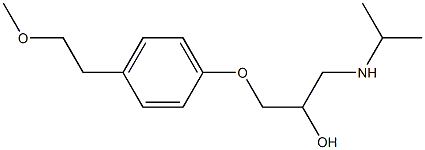 Metoprolol IMpurity F 구조식 이미지