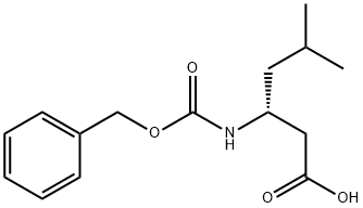 (R)-3-(benzyloxycarbonylaMino)-5-Methylhexanoic acid Structure