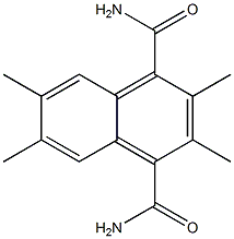 2,3,6,7-tetraMethylnaphthalene-1,4-dicarboxaMide Structure