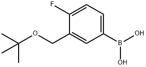 3-(tert-butoxyMethyl)-4-fluorophenylboronic acid Structure