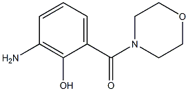 (3-AMino-2-hydroxy-phenyl)-Morpholin-4-yl-Methanone 구조식 이미지