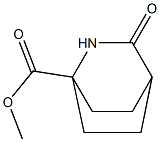 3-OXO-2-AZABICYCLO[2.2.2]OCTANE-1-CARBOXYLIC ACID METHYL ESTER 구조식 이미지