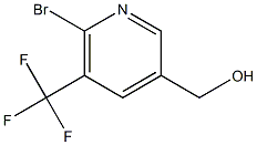 (6-broMo-5-(trifluoroMethyl)pyridin-3-yl)Methanol Structure