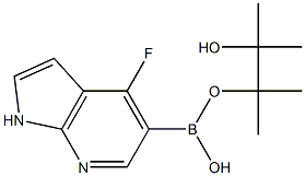 4-Fluoro-7-azaindole-5-boronic acid pinacol ester Structure