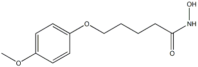5-(4-Methoxyphenoxy)--N-hydroxypentanaMide 구조식 이미지