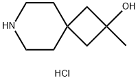 2-Methyl-7-azaspiro[3.5]nonan-2-ol hydrochloride 구조식 이미지