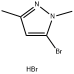5-BroMo-1,3-diMethyl-1H-pyrazole hydrobroMide Structure