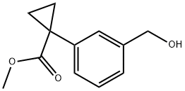 Methyl 1-[3-(hydroxyMethyl)phenyl]cyclopropane-1-carboxylate Structure